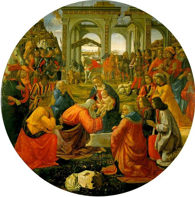 Domenico Ghirlandaio The Adoration of the Magi  aa oil painting picture